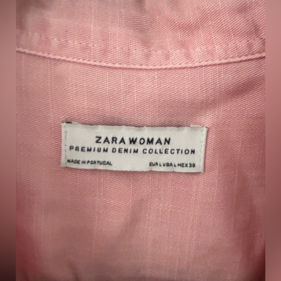 Women’s Zara Button down shirt size Large - Picture 3 of 6